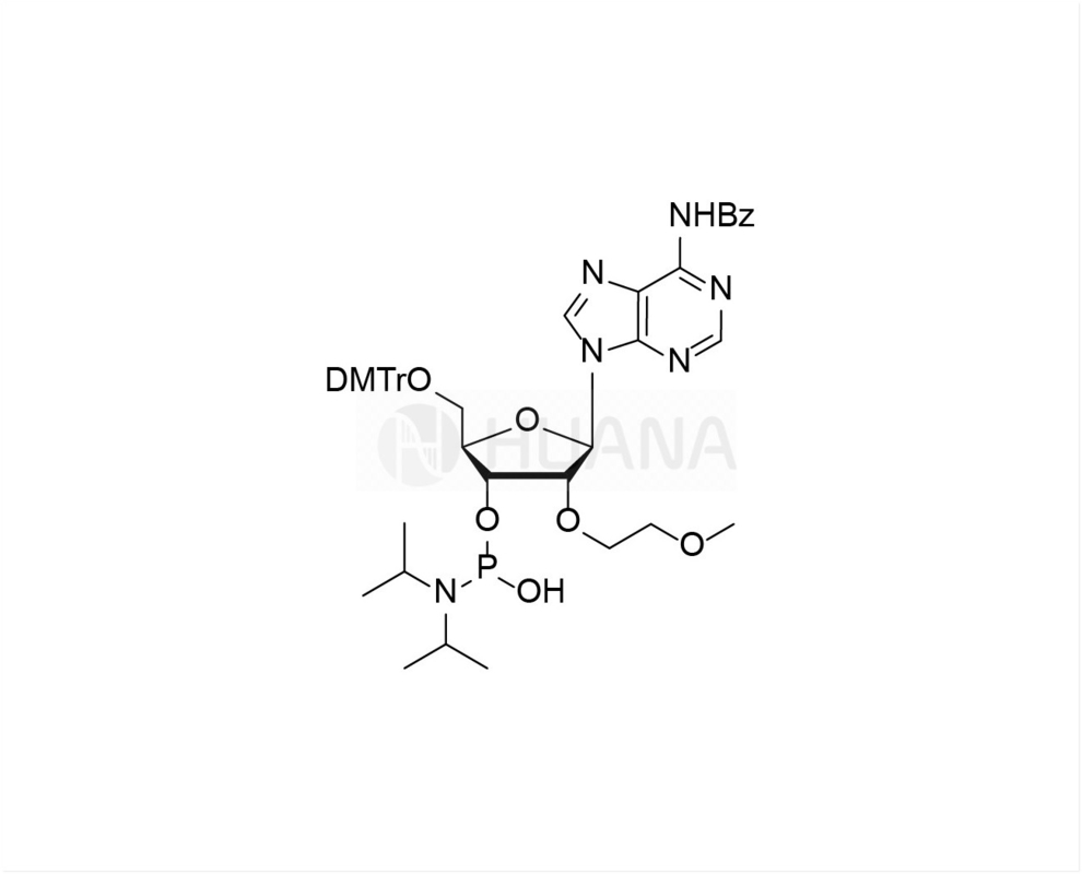 DMTr-2'-O-MOE-rA(Bz)-3'-CE-(1-ヒドロキシ-N,N-ダイアソプロピル) リン酸ミデット
